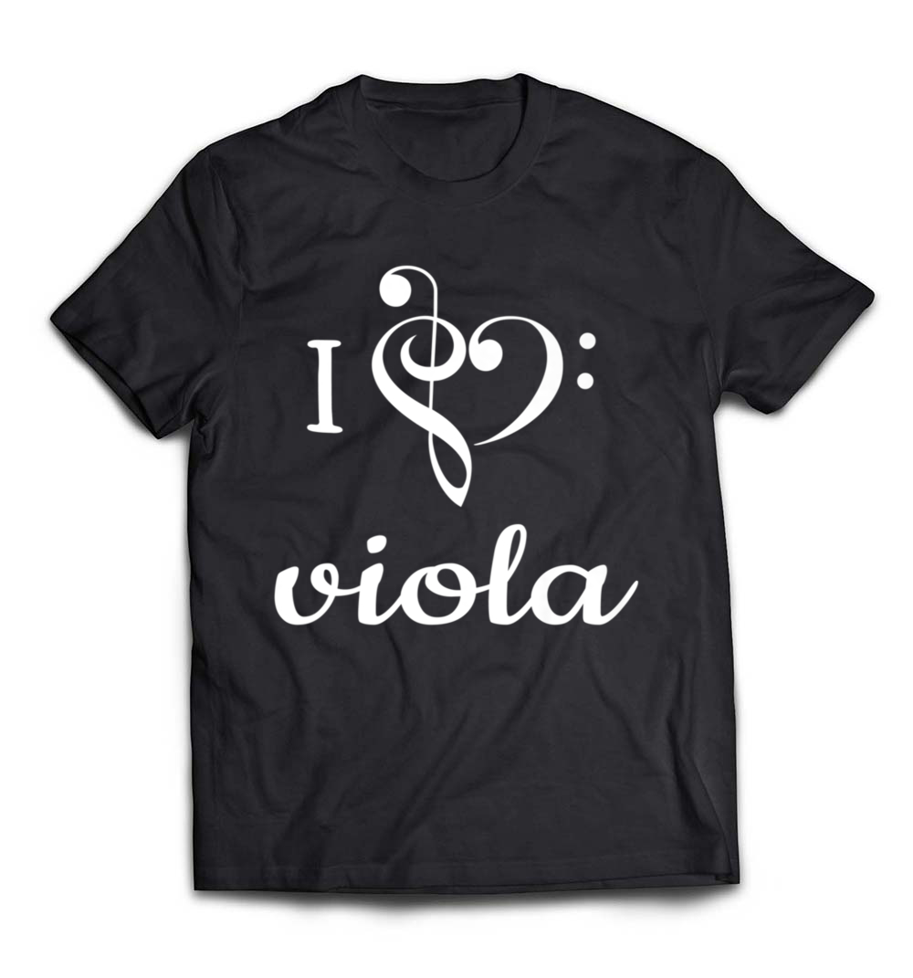 I Heart Viola Music T-Shirt: Celebrate Your Love for Music